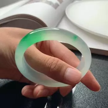 Браслет Из бирманского изумруда, 54-64 мм