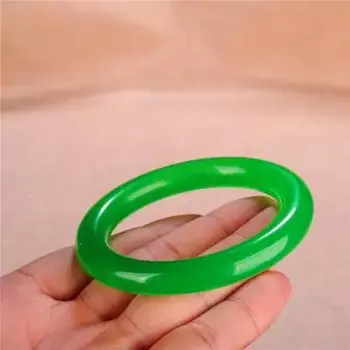 Браслет из натурального агата халцедона, 54-64 мм