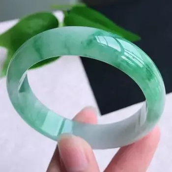 Браслет из натурального нефрита, 54-62 мм