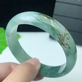 Браслет из натурального нефрита, 54-62 мм