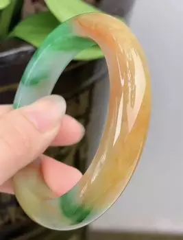 Браслет из натурального нефрита, 54-62 мм