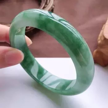 Браслет из натурального нефрита, 54-62 мм