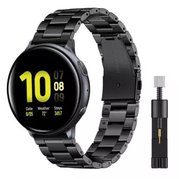 Браслет из нержавеющей стали для Samsung Galaxy Watch 4 44 мм 40 мм/Galaxy Watch 4 Classic 46 мм 42 мм, металлический ремешок для наручных часов 20 мм 22 мм