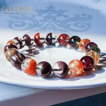 Браслет из прозрачных круглых бусин, 8/9/10/11/12/13 мм