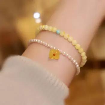 Браслет женский из пчелиного воска, 3-3,5 мм