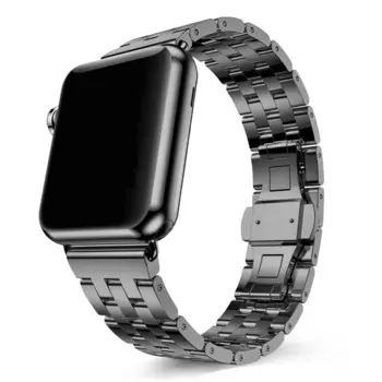 Браслет звеньевой для Apple Watch 5 44 мм 40 мм, металлический ремешок из нержавеющей стали для iwatch 4 3 2 correa 42 мм 38 мм, 2019