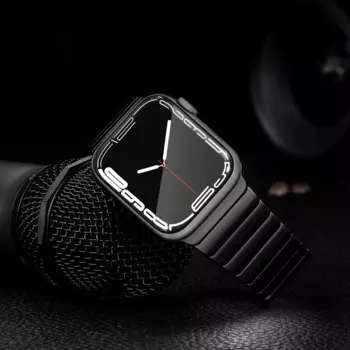 Браслет звеньевой для apple watch, металлический ремешок из нержавеющей стали для iwatch Series 5 4 3 Se 6 7 8, 49 мм 44 мм 40 мм 41 мм 42 мм 38 мм
