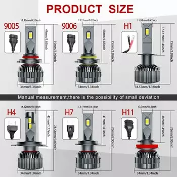 BraveWAY 120 Вт светодиодный ные лампы для автомобиля H1 H4 H7 H11/H8/H16(JP) 9005/HB3 9006/HB4 Автомобильные фары Противотуманные фары светодиодные CANBUS светодиодный в 6000K лм