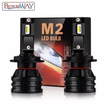 BraveWay 16000LM светодиодный головной светильник лампы H1 H3 H4 LED H7 LED H11 H8 H9 HB3 HB4 фары для автомобилей турбо светодиодный лампы 12V светильник автомобильные аксессуары