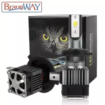 BraveWAY 16 ! Лампы для автомобильных фар H1 H3 H4 H7 H11/H8/H16(JP) 9005/HB3 9006/HB4, противотуманные светодиодные фары 12 В, светодиодная лампа 80 Вт 6500K лм
