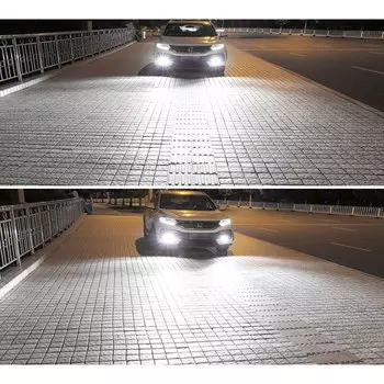 BraveWay NO Fan Светодиодная автомобильная лампа H1 H3 H4 H7 H8 H11 H27 9005 9006 HB3 BH4 Автолампы 12 В противотуманные фары Светодиодная автомобильная фара Желтый зеленый