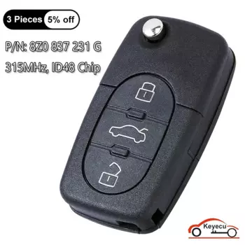 Брелок дистанционного управления для Audi A4 S4 A6 S6 A8 S8 TT 315 2001 2002 2003 2004G