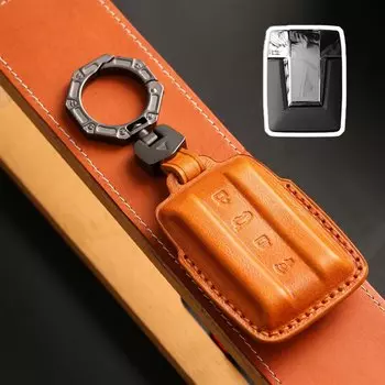 Брелок для автомобильного ключа брелок для резервуара 300 500 Кожаный Автомобильный брелок для ключей аксессуары для 4 Bottons