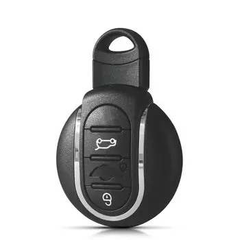 Брелок для автомобильного ключа KEYYOU, 3/4 кнопок, оболочка для BMW Mini Cooper F54 F55 F56 F57 F60 2015 2016 2017 2018, умный пульт дистанционного управления