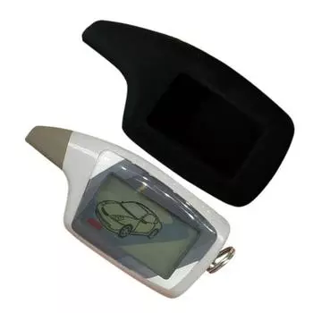 Брелок для автомобильной сигнализации Scher-Khan Magicar 5, ЖК-дисплей, пульт дистанционного управления M5 +, силиконовый чехол для двухсторонней автомобильной сигнализации, русский Шер-хан Magicar 5