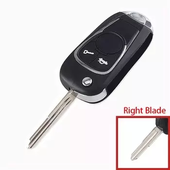 Брелок для ключей для Chevrolet Lova Epica Spark Avoe, заготовки для автомобильных ключей, чехол с левым и правым левым лезвием, автомобильный пульт дистанционного управления, 2 кнопки