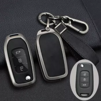 Брелок для ключей из сплава для Renault Logan 2 Stepway Sandero Duster 2019 2020, чехол для автомобильного ключа, защитный чехол