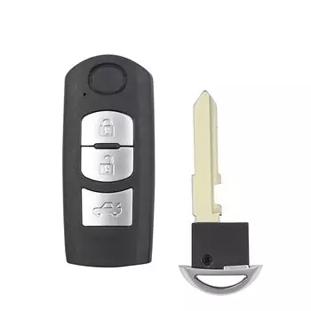 Брелок для ключей с 2/3/4 кнопками, умный автомобильный брелок для Mazda 3, 5, 6, задний фонарь, задний фонарь, 2006-2018