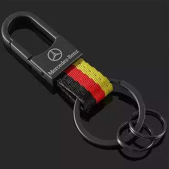 Брелок для ключей с эмблемой автомобиля, металлический, для Mercedes Benz AMG W240, W218, W219, W208, W209, W463, W46, W253, W292, W231