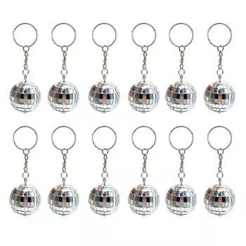 Брелок для ключей в виде диско-мяча, 72 шт.