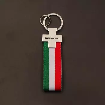 Брелок для мотоцикла, итальянского стандарта, металлический, кожаный, крестовой, для скутера Ducati Multistrada Panigale Streetfighter xsamel 1100