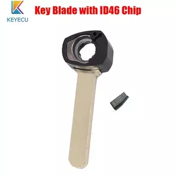 Брелок для необрезанной вставки зажигания KEYECU с чипом ID46 для Acura MDX RDX TL TSX OUCG8D-439H-A N5F0602A1A 35111-STX-326