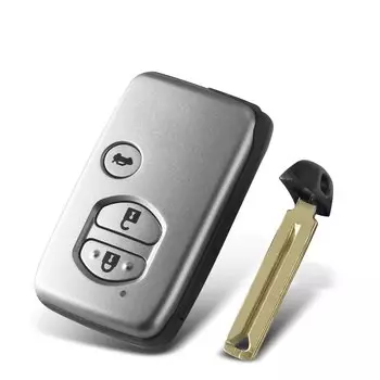 Брелок для Toyota Aurion Avalon Landcruiser Camry Cruiser Highlander RAV4, умный дистанционный брелок, 2/3 кнопок, брелок с корпусом лезвия