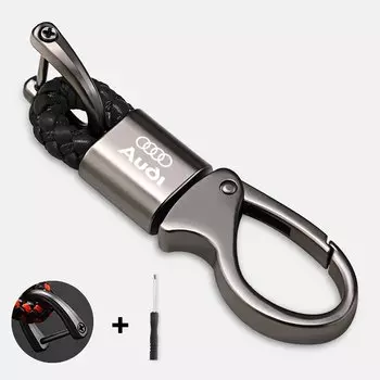 Брелок из цинкового сплава, брелок для ключей, аксессуары для стайлинга автомобилей для Audi Sline A1 A3 A4 A5 A6 A7 A8 B8 B9 B6 C6 Q2 Q3 Q5 Q7 Q8 TT S3 S4 S7