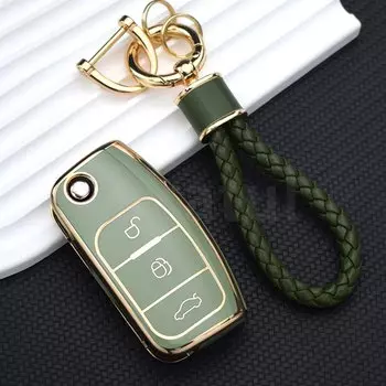 Брелок из ТПУ, автомобильный мягкий складной чехол для ключей, полное покрытие для Ford Focus 2 Falcon Escape Galaxy Kuga B-Max C-Max Ecosport Fiesta