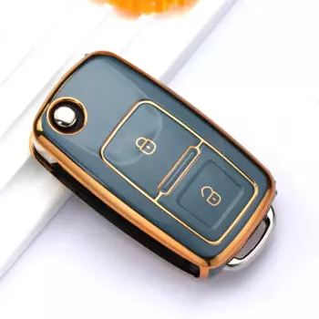 Брелок из ТПУ для VW Volkswagen MK4 Bora Golf 4 5 6 Jetta Passat Polo Bora Touran Skoda, чехол для ключей автомобиля, аксессуары