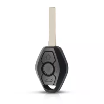 Брелок KEYYOU для BMW 1 3 5 6 7 Series X3 X5 Z3 Z4 EWS, сменная задняя крышка, брелок без ключа, Необрезанный брелок