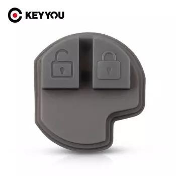 Брелок KEYYOU для дистанционного ключа с 2 кнопками, резиновая прокладка для Suzuki Swift SX4 Liana Aerio Vitara Jimny, чехол для ключа