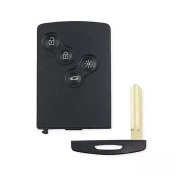 Брелок KEYYOU для Renault Megane Laguna Koleos, ФОБ Clio Captur, дистанционная смарт-карта, безключевая оболочка, флэш-брелок