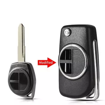 Брелок KEYYOU для Suzuki Swift Grand Vitara Alto SX4 Liana, Модифицированный корпус автомобильного ключа с дистанционным управлением, модель HU133R/SZ11R, замена лезвия