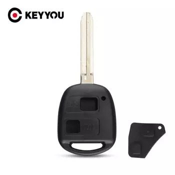 Брелок KEYYOU с 2 кнопками для дистанционного ключа чехол для TOYOTA CAMRY RAV4 Corolla PRADO YARIS