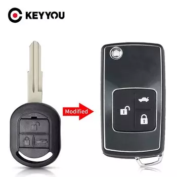 Брелок KEYYOU с 3 кнопками, модифицированное для Buick Excelle HRV для Chevrolet Optra (после 2005 года)