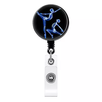 Брелок-ретрактор AIYOWI Cartoon badge beel