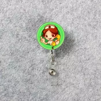 Брелок-ретрактор AIYOWI Cartoon badge reel