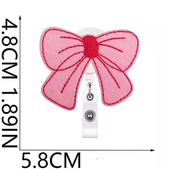 Брелок-ретрактор AIYOWI розовый