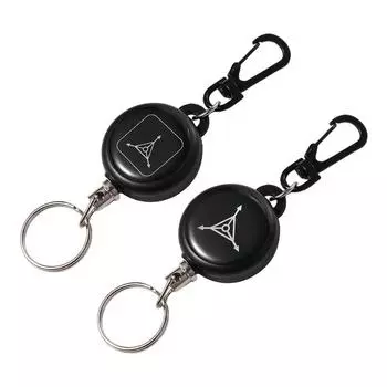 Брелок-ретрактор металлический