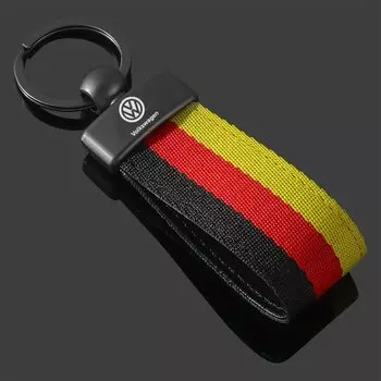 Брелок с нейлоновой тесьмой, подвеска, автомобильный брелок, держатель, аксессуары для Volkswagen Passat Tiguan Golf Bora Sharan Sagitar Lavida CC