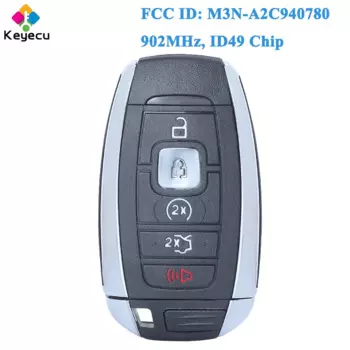 Брелок управления для Lincoln Continental Navigator Nautilus MKX MKC MKZ, ФОБ, 164-R8154 902 МГц, чип ID49