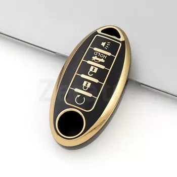 Брелок в виде ракушки для Nissan Qashqai Juke J10 J11 X-Trail T32 T31 Kicks Tiida Pathfinder Note для Infinite чехол для автомобильного дистанционного ключа из ТПУ