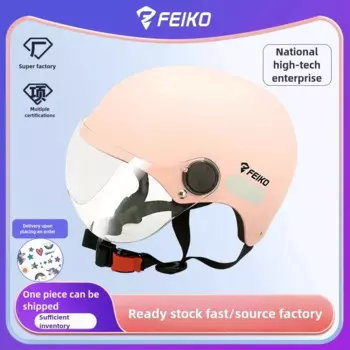 Бренд FEIKO, полушлем для электромобиля, мотоциклетный шлем, четырехсезонные модели унисекс