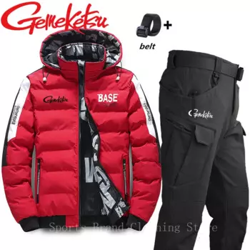 Брендовая модная новинка мужской утепленный пуховик уличный ветрозащитный и водонепроницаемый рыболовный костюм модная теплая куртка большого размера