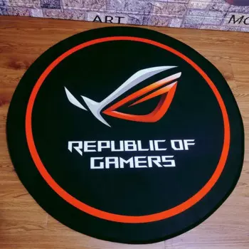 Брендовый круглый ковер E-Sports Razers T1, нескользящий ковер для игрового стула, напольный коврик для киберспорта, мягкий ковер для декора гостиной и спальни