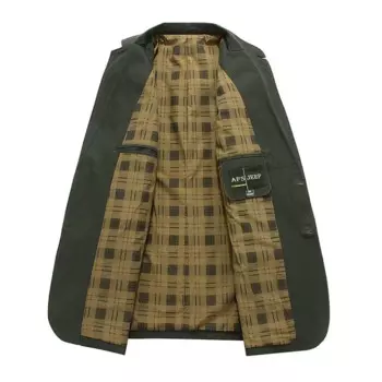 Брендовый Мужской Блейзер, мужской костюм, Куртки Оверсайз из чистого хлопка, уличная одежда, повседневная куртка, Мужская одежда, черные блейзеры AF5618