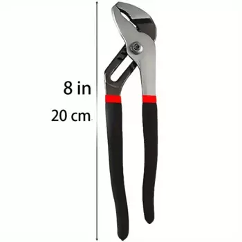 Бренды Generies, плоскогубцы с прямыми губками, плоскогубцы для водяных насосов, плоскогубцы для пазовых соединений, углеродистая сталь, ручка высокой видимости