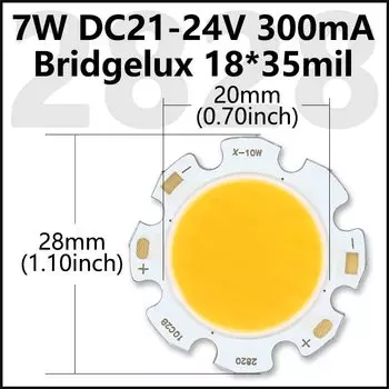 Bridgelux COB светодиодный чип 3Вт для ламп