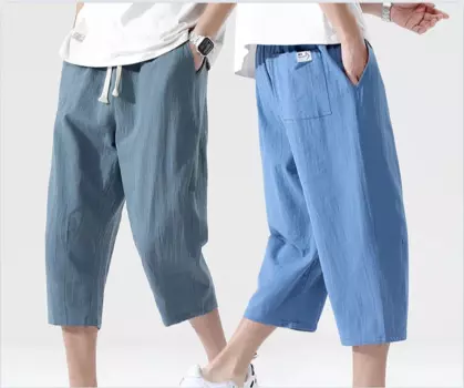 Бриджи мужские летние с эластичным поясом, 6 цветов